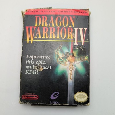 Dragon Warrior IV (Nintendo NES) Complete In Box CIB