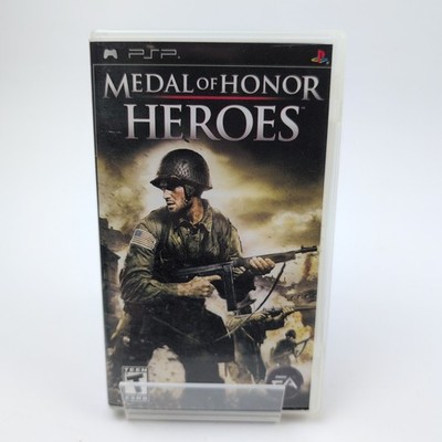 Medal of Honor: Heroes (Sony PSP, 2006) Complete w/ Manual CIB