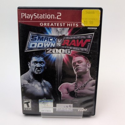 WWE SmackDown! vs. RAW 2006 (Sony PlayStation 2) No Manual