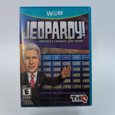 Jeopardy! (Nintendo Wii U, 1993) Complete In Box CIB