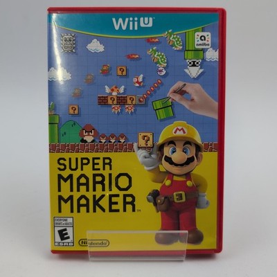 Super Mario Maker (Nintendo Wii U, 2017) Complete In Box CIB