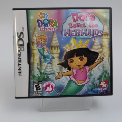 Dora the Explorer: Dora Saves the Mermaids (Nintendo DS) Complete In Box CIB