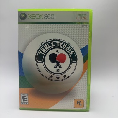 Rockstar Games Presents Table Tennis (Microsoft Xbox 360) Complete In Box CIB