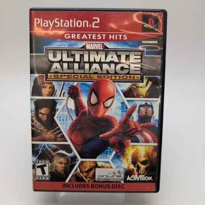Marvel: Ultimate Alliance Special Edition (PS2, 2006) Complete In Box CIB