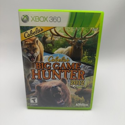 Cabela's Big Game Hunter 2012 (Microsoft Xbox 360, 2011) Complete In Box CIB