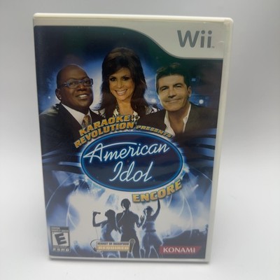 Karaoke Revolution Presents: American Idol Encore (Wii) Complete In Box CIB