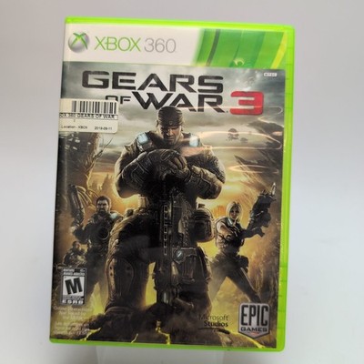 Gears of War 3 (Microsoft Xbox 360, 2011) Complete In Box CIB