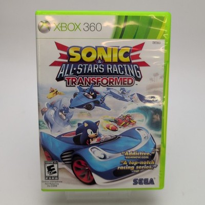Sonic & All-Stars Racing Transformed (Microsoft Xbox 360) Complete In Box CIB