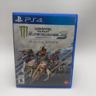 Monster Energy Supercross 3: The Official Videogame (PS4, 2020) No Manual