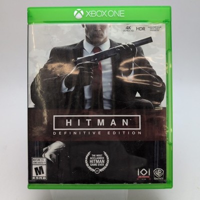 Hitman: Definitive Edition (Microsoft Xbox One, 2018) Complete In Box CIB
