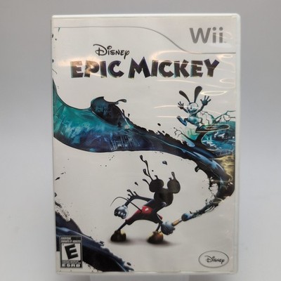 Disney Epic Mickey (Nintendo Wii, 2010) Complete In Box CIB