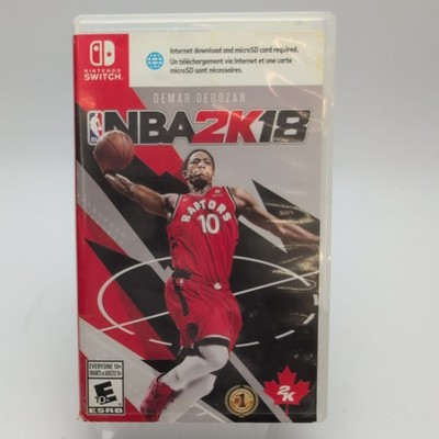 NBA 2K18 (Nintendo Switch, 2017) No Manual