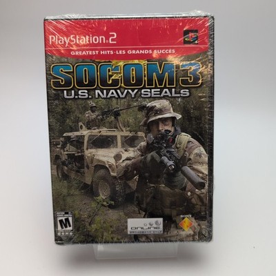 SOCOM 3: U.S. Navy SEALs (Sony PlayStation 2) Factory Sealed Brand New