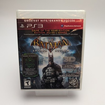 Batman: Arkham Asylum Game of the Year Edition (PS3) Factory Sealed Brand New