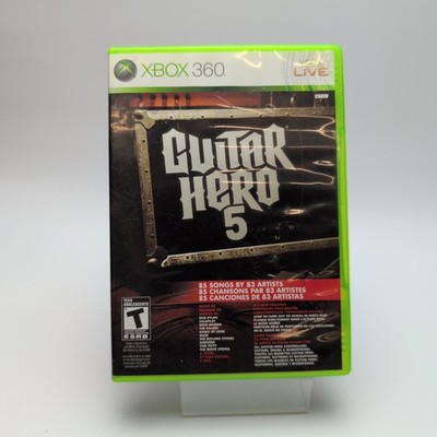 Guitar Hero 5 (Microsoft Xbox 360) Complete In Box CIB