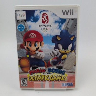 Mario & Sonic at the Olympic Games (Nintendo Wii) Complete w/ Manual CIB