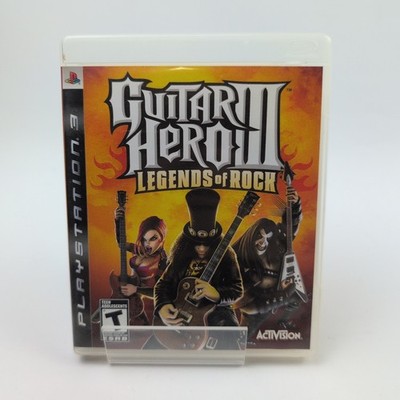 Guitar Hero III: Legends of Rock (Sony PlayStation 3) No Manual