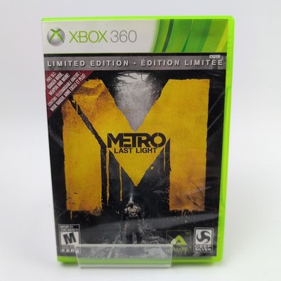 Metro: Last Light Limited Edition (Microsoft Xbox 360) Complete w/ Manual CIB