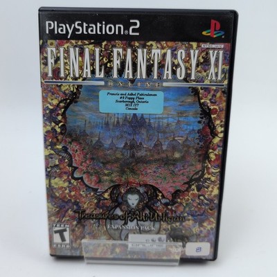 Final Fantasy XI Online: Treasures of Aht Urhgan (PS2) Complete w/ Manual CIB