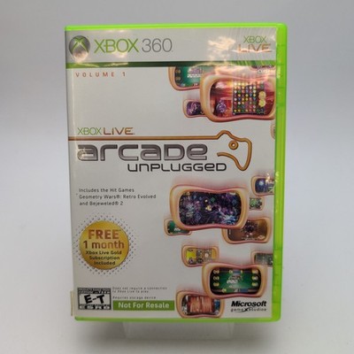Xbox Live Arcade Unplugged Volume 1 (Microsoft Xbox 360) Complete In Box CIB