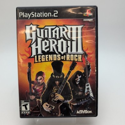 Guitar Hero III: Legends of Rock (Sony PlayStation 2, 2007) Complete In Box CIB