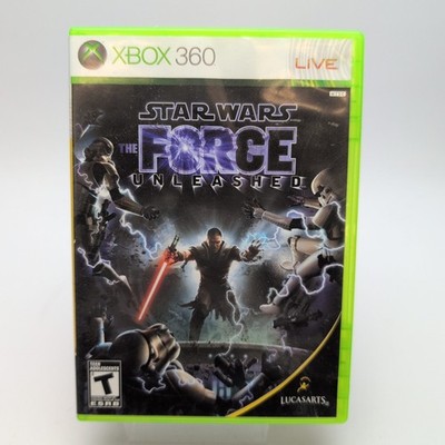 Star Wars: The Force Unleashed (Microsoft Xbox 360, 2008) Complete In Box CIB