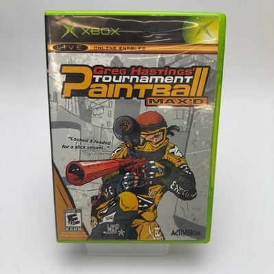 Greg Hastings' Tournament Paintball MAX'D (Microsoft Xbox) Complete In Box CIB