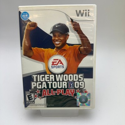 Tiger Woods PGA Tour 09 All-Play (Nintendo Wii) Complete In Box CIB