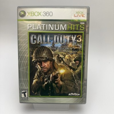 Call of Duty 3 (Microsoft Xbox 360) Complete In Box CIB