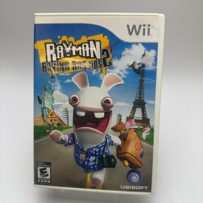 Rayman Raving Rabbids 2 (Nintendo Wii) Complete In Box CIB