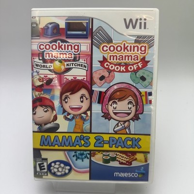 Cooking Mama: Mama's 2-Pack (World Kitchen & Cook Off) (Wii) Complete In Box CIB