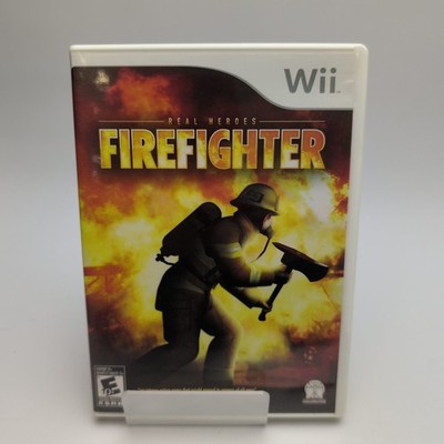 Real Heroes: Firefighter (Nintendo Wii) Complete In Box CIB