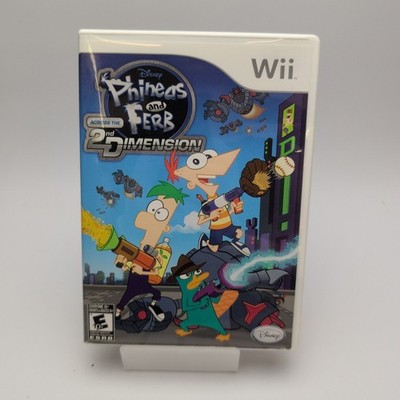 Phineas and Ferb: Across the 2nd Dimension (Nintendo Wii) Complete In Box CIB
