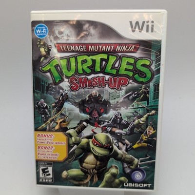 Teenage Mutant Ninja Turtles: Smash-Up (Nintendo Wii, 2009) Complete In Box CIB