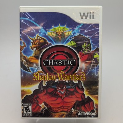 Chaotic: Shadow Warriors (Nintendo Wii, 2009) Complete In Box CIB