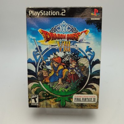 Dragon Quest VIII: Journey of the Cursed King (PS2, 2015) Complete In Box CIB
