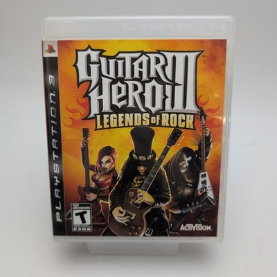 Guitar Hero III: Legends of Rock (Sony PlayStation 3, 2007) Complete In Box CIB