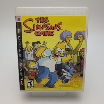 The Simpsons Game (Sony PlayStation 3, 2007) Complete In Box CIB