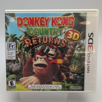 Donkey Kong Country Returns 3D (Nintendo 3DS, 2013) Complete In Box CIB