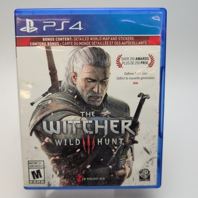 The Witcher 3: Wild Hunt (Sony PlayStation 4, 2018) No Manual