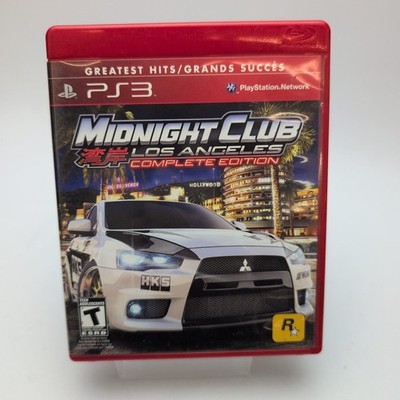 Midnight Club: Los Angeles Complete Edition (PS3, 2009) Complete In Box CIB