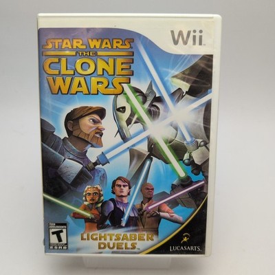 Star Wars: The Clone Wars - Lightsaber Duels (Nintendo Wii, 2008) No Manual
