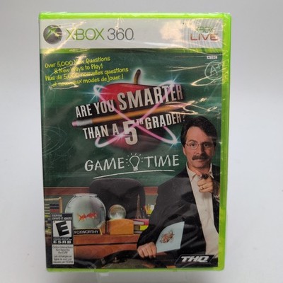 Are You Smarter Than a 5th Grader? Game Time (Xbox 360) Factory Sealed Brand New
