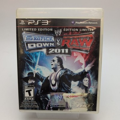 WWE SmackDown vs. Raw 2011 Limited Edition (Sony PlayStation 3) No Manual