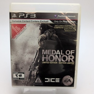 Medal of Honor Limited Edition (Sony PlayStation 3, 2010) Complete In Box CIB