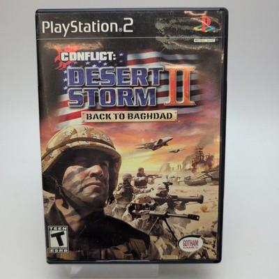 Conflict: Desert Storm II - Back to Baghdad (PS2, 2003) Complete In Box CIB