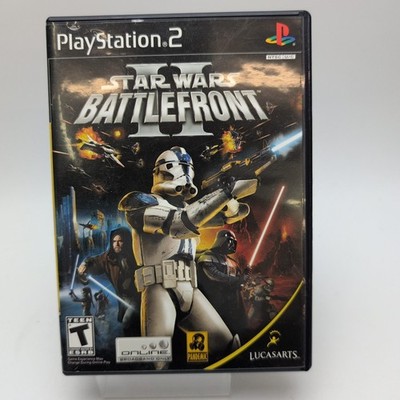 Star Wars Battlefront II (Sony PlayStation 2, 2005) Complete In Box CIB