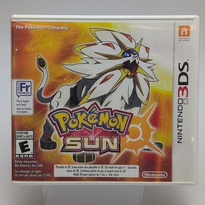 Pokémon Sun (Nintendo 3DS, 2016) Complete In Box CIB