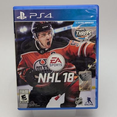 NHL 18 (Sony PlayStation 4, 2017) Complete In Box CIB