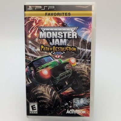 Monster Jam: Path of Destruction (Sony PSP, 2010) Complete In Box CIB